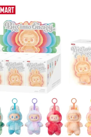 Labubu - pliušinis pakabukas (staigmenos dežutė iš “Big Into Energy” serijos)