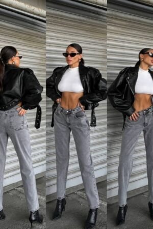 Brister džinsai pilki