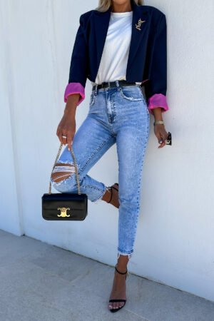 Džeki džinsai šviesiai mėlyni