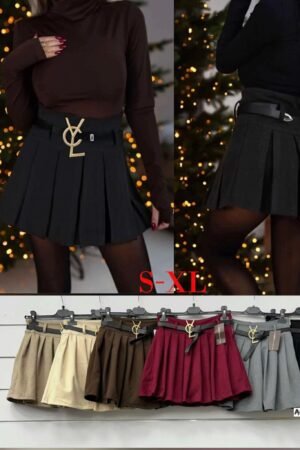 Sijonas su diržu (sijonas šortai)